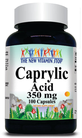 BUY 1 GET 2 FREE Caprylic Acid 350mg 100 Capsules