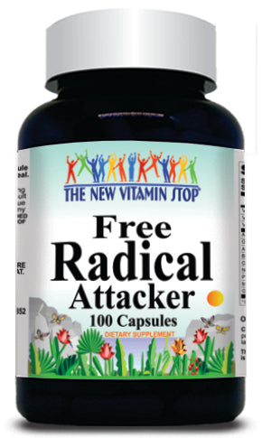 BUY 1 GET 2 FREE Free Radical Attacker 100 or 200 Capsules