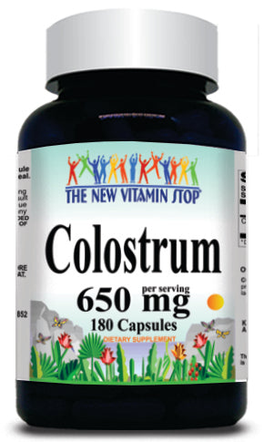 50% off Price Colostrum 650mg 180 Capsules 1 or 3 Bottle Price