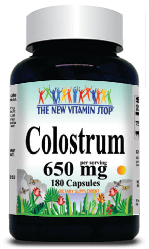 BUY 1 GET 2 FREE Colostrum 650mg 180 Capsules