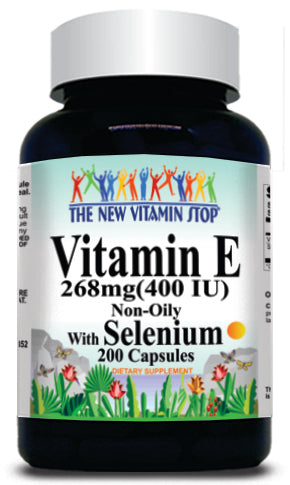 BUY 1 GET 2 FREE Vitamin E with Selenium 200 Capsules