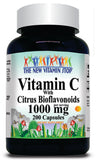 50% off Price Vitamin C 1000mg with Bioflavonoids 200 Capsules 1 or 3 Bottle Price