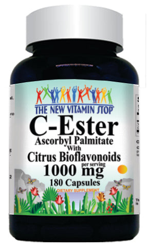 BUY 1 GET 2 FREE C-Ester with Citrus Bioflavonoids 1000mg 180 Capsules