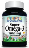 50% off Price Super Omega 3 1000mg 200 Capsules 1 or 3 Bottle Price