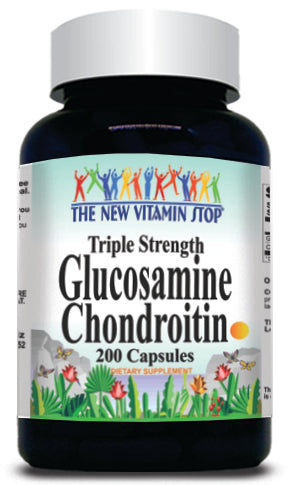 BUY 1 GET 2 FREE Triple Strength Glucosamine and Chondroitin 200 Capsules