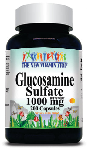 BUY 1 GET 2 FREE Glucosamine Sulfate 1000mg 200 Capsules