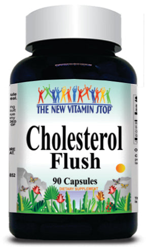 50% off Price Cholesterol Flush 90 Capsules 1 or 3 Bottle Price