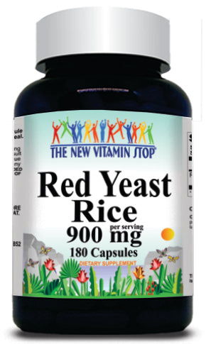 BUY 1 GET 2 FREE Red Yeast Rice 900mg 180 Capsules