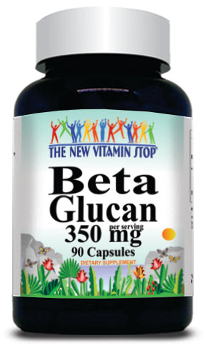 50% off Price Beta Glucan 350mg 90 or 180 Capsules 1 or 3 Bottle Price