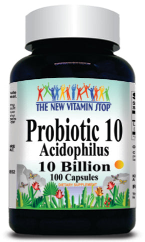 BUY 1 GET 2 FREE Probiotic 10 2000mg 100 or 200 Capsules