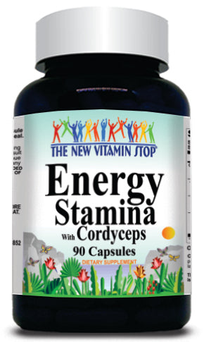 50% off Price Energy Stamina with Cordyceps 90 Capsules 1 or 3 Bottle Price