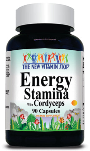 BUY 1 GET 2 FREE Energy Stamina with Cordyceps 90 Capsules