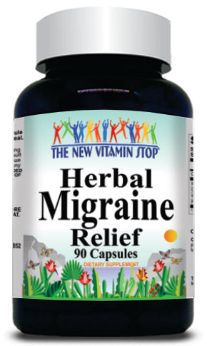 50% off Price Herbal Migraine Relief 90 Capsules 1 or 3 Bottle Price