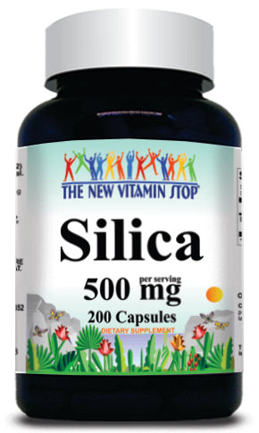 BUY 1 GET 2 FREE Silica 500mg 200 Capsules