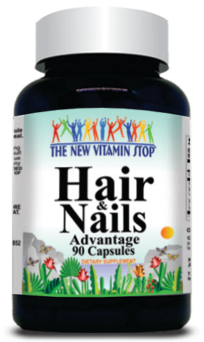 50% off Price Hair & Nails Advantage 90 Capsules 1 or 3 Bottle Price