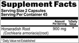 50% off Price Horseradish Root 900mg 90 Capsules 1 or 3 Bottle Price