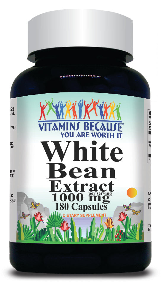 50% off Price White Bean Extract 1000mg 180 Capsules