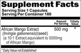 50% off Price African Mango Extract Equivalent 5000mg 180 Capsules 1 or 3 Bottle Price