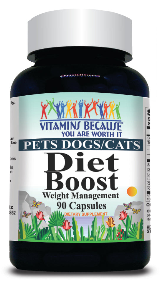 50% off Price PETS Dogs/Cats Diet Boost Weight Management 90caps