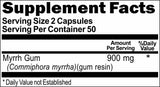50% off Price Myrrh Gum 900mg 100 Capsules 1 or 3 Bottle Price