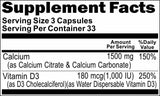 50% off Price Super Calcium + Vitamin D 1500mg/1000IU 100 Capsules 1 or 3 Bottle Price